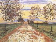 Autumn Evening (mk09) Ferdinand Hodler